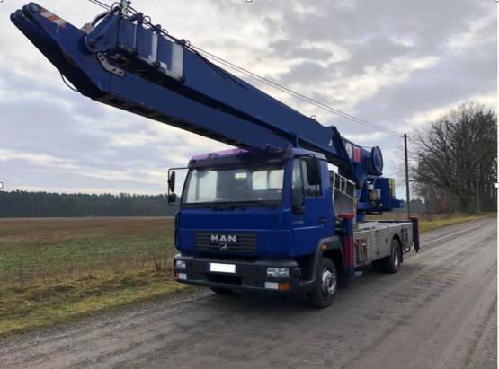  Dźwig dekarski Klaas K29-34. 34 metry 1500kg udźwigu