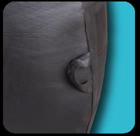 Obrazek 2 dla: Korek pneumatyczny zamykający o profilu jajowym EKB400600